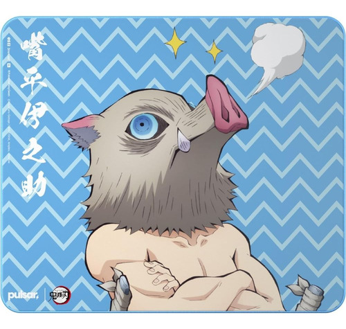 Mouse Pad Pulsar Es2 Demon Slayer - Inosuke Xl Azul Liso