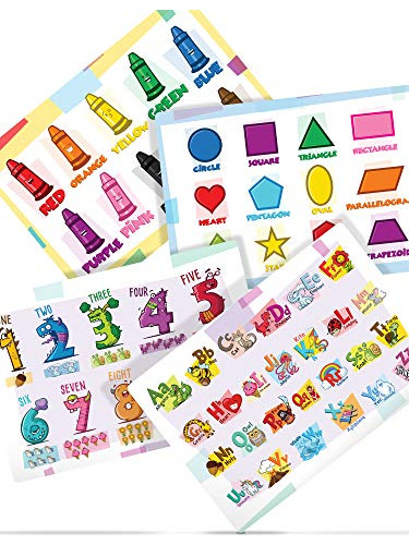 Hermosos Manteles Individuales Para Niños - Juego De 4 Mante