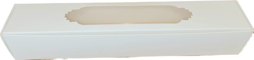 Caja Para Macarons X6 Unidades- Blanca X 25u