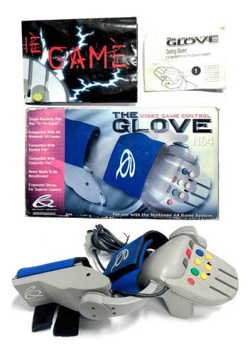 The Glove Controller Para Nintendo 64 En Caja Reality Quest