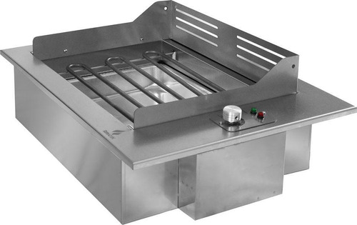Churrasqueira Elétrica Embutir Em Bancada 3300w Inox 304