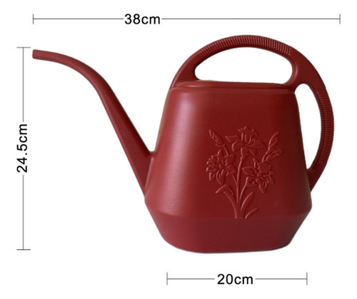 Regadera De Jardín, Regadera Para Regar Plantas, Mango Rojo
