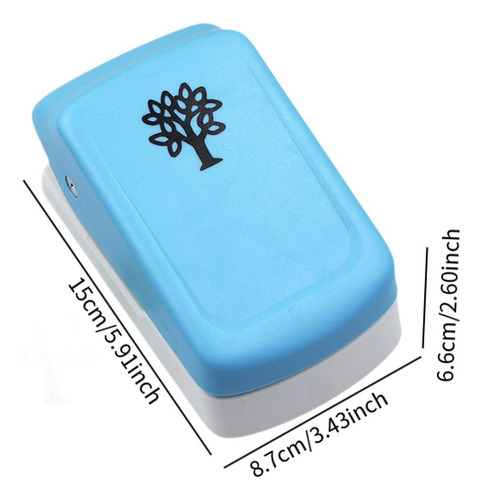 Perforadora De Relieve Ligera Para Tarjetas Forma De Árbol