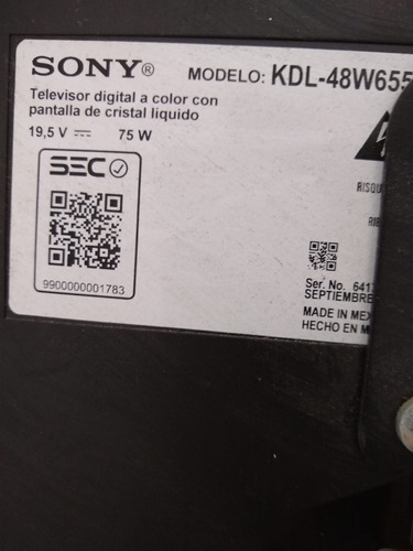 Sony Led 48 Full Hd Smart Tv Kdl-48w655d