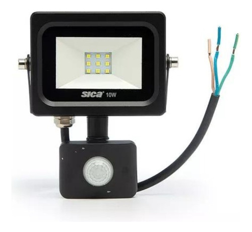 Proyector Reflector C/ Sensor Led Sica 30w  2300lm Luz Fria 
