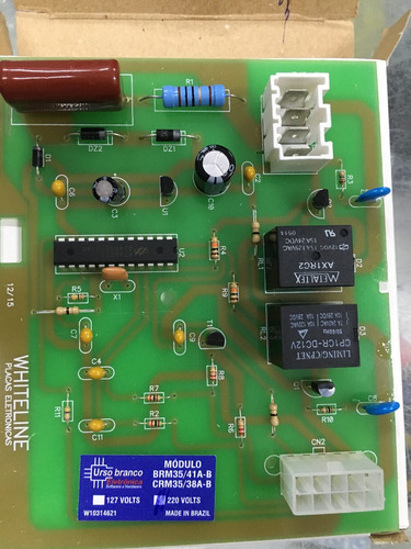 Placa Controle Modulo Brastemp Consul 220v Brm35/36/41 Crm35