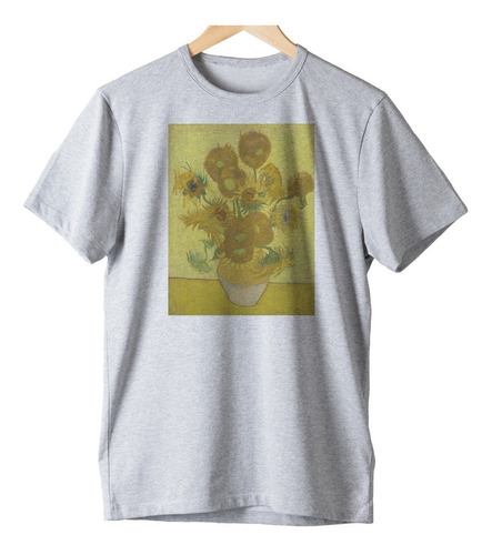 Camiseta Algodão Noite Estrelada Van Gogh Arte Aesthetic