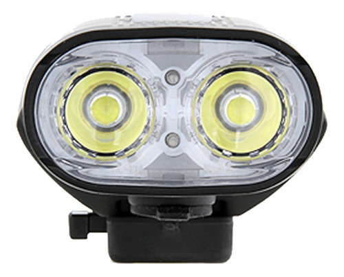Luz Delantera Led Volt1700 2 Led Usb Recargable Cateye Color Negro