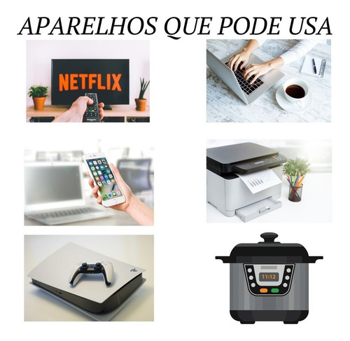 Extensão De Tomada Elétrica Régua 3 Tomada Cabo Reforçado Pp Cor Preto Voltagem 127v/220v