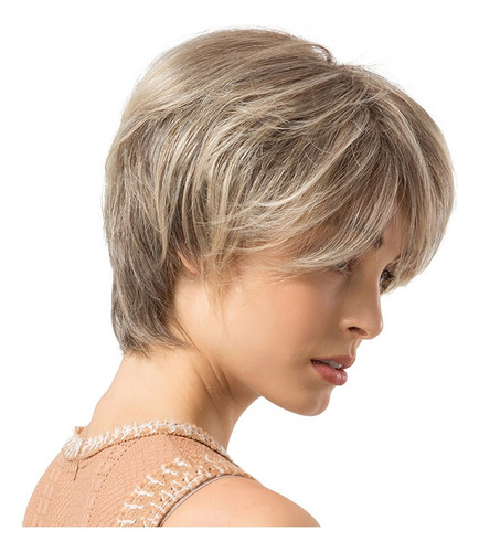 Peluca De Cabello Humano En Capas Rubia Popular Pelucas Y