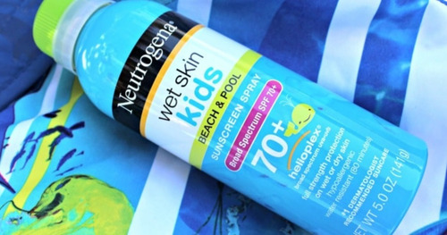 Imagem 4 de 5 de Protetor Solar Em Spray Neutrogena Wet Skin Kids Spf 70