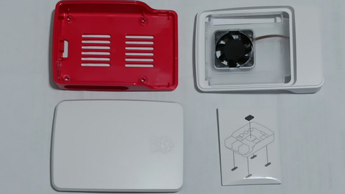 Sh - Case Oficial P/ Raspberry Pi 5 Pi5 Com Cooler E Na Cxa (Usado)