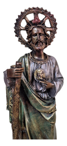 San Judas Tadeo Tipo Piedra 48 Cm Figura Religiosa Resina 