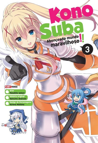 Konosuba: Abençoado Mundo Maravilhoso! Vol. 3, de Akatsuki, Natsume. Editora Panini Brasil LTDA, capa mole em português, 2021