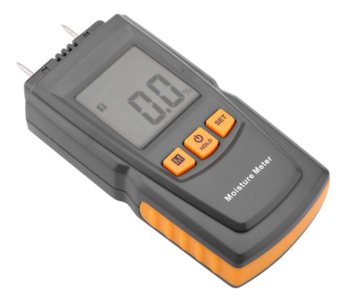Medidor De Umidade De Madeira Gm605 Display Lcd Portátil Dig