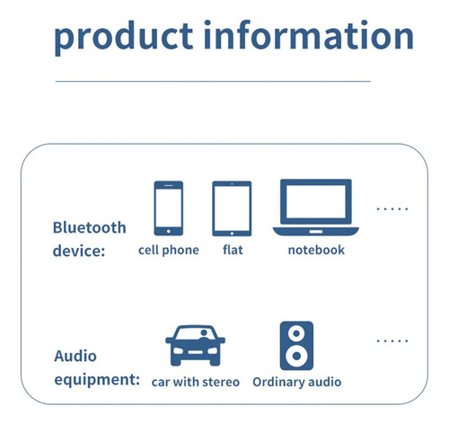 Receptor Bluetooth Para Llamadas Manos Libres En El Coche Co