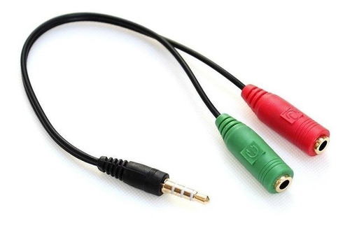 Cable Adaptador 2 Hembras A 1 Jack Auricular Ps4 Celular