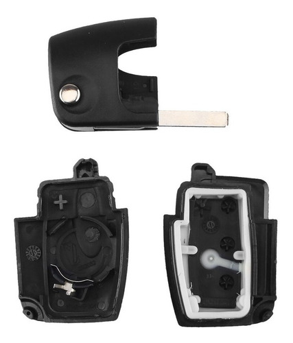Imagen 3 de 7 de Carcasa Llave Ford 3 Botones Focus Fiesta Ecosport Hu101