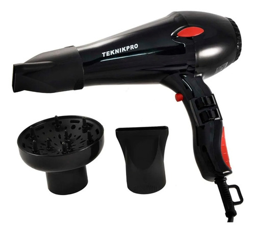 Secador De Pelo Profesional New Turbo Plus 2800 Teknikpro