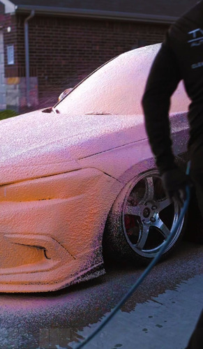 Shampoo Para Auto Espuma Activa Y Cera Carnauba Microwax 1lt