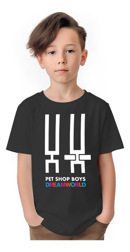 Polera Niños Pet Shop Boys Mask Dream 100% Algodon Wiwi