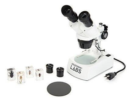 Microscopio Estéreo Binocular Celestron Labs 20-60x.