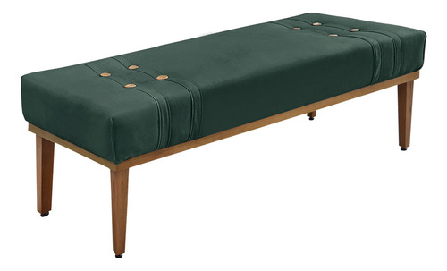 Kit Recamier E Cabeceira Santorini Spz 195cm King Veludo Cor Verde-2235