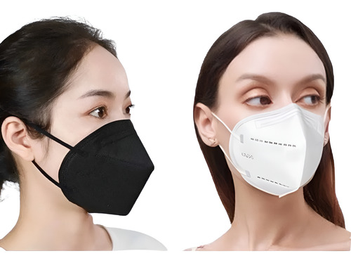 X100 Mascarillas Kn95 5 Pliegues Antiviral Reutilizable