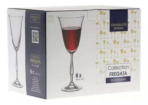 Copa para Vino Tinto de Vidrio de 250 ml