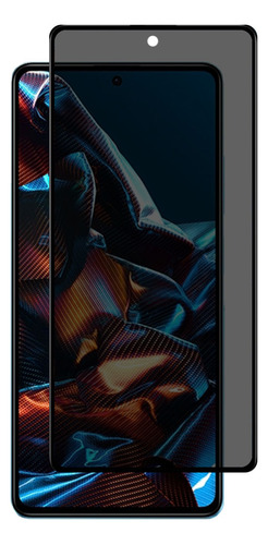 Película Vidro 3d Privacidade + Câmera P/ Xiaomi Poco X5 Pro