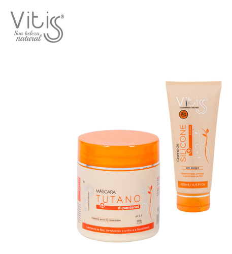 Kit Tutano Máscara 500 G + Leave-in - Vitiss Cosméticos 