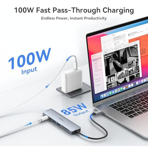 Adaptador Hdmi Usb C Hub Para Macbook Pro