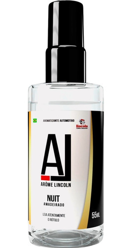 Aromatizante Cheirinho 55ml Automotivo Spray Lincoln Nuit
