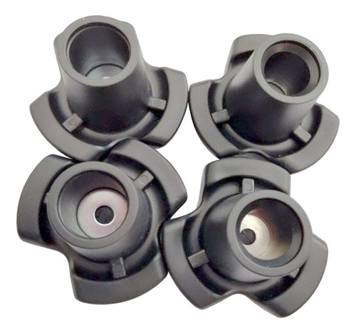 4 Piezas De Puntas De Bastón Puntas De Goma 19mm