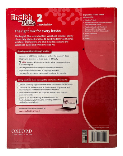 English Plus 2 Workbook Second Edition (Usado)