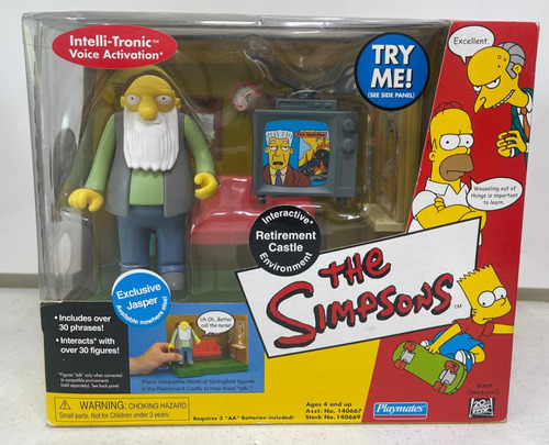 The Simpsons Interactive Retirement Castle Jasper Playmates