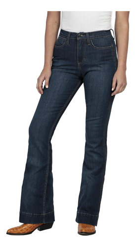 Pantalon Jeans Vaquero Cintura Alta Wrangler Mujer W06