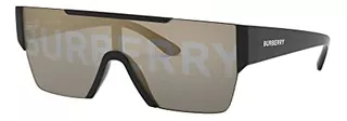 Burberry Be 4291 Gafas De Sol Rectangulares De Plástico Negr