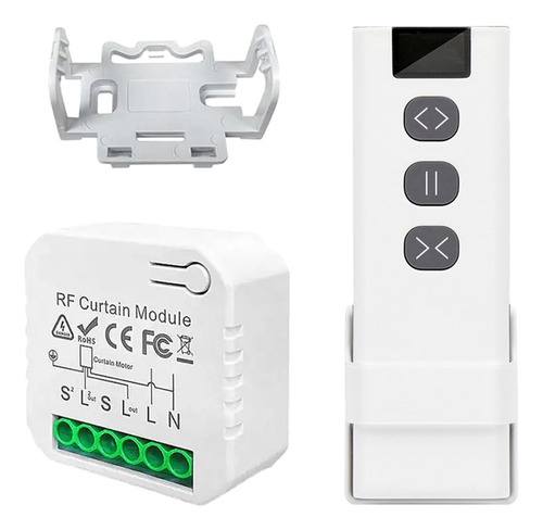 Control Remoto Del Interruptor De Cortina Wifi Rf Para