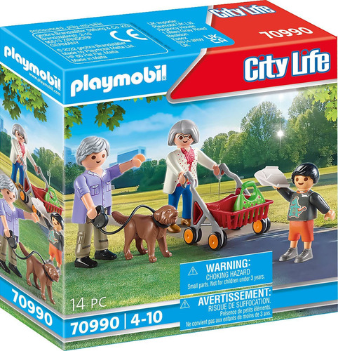 Playmobil Abuelos Con Hijo Pmb