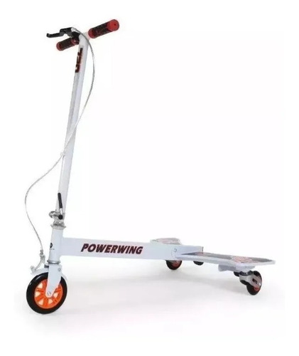 Monopatin Powerwing Gm Racing Doble Ala Derrape De 3 Ruedas 