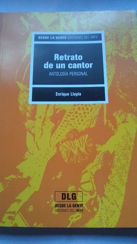 Enrique Llopis - Retrato De Un Cantor (ad)