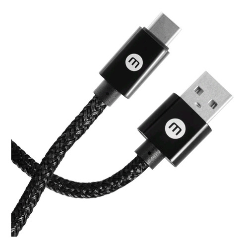 Cable Mobo Durable Usb - Usb Tipo C 2 Mts Negro