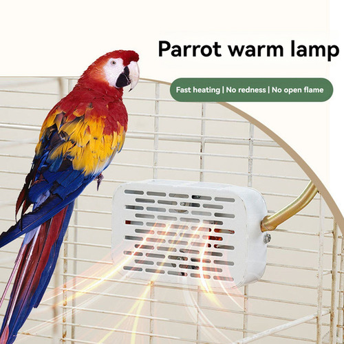 3 Calentadores Para Jaulas De Pájaros Con Iluminación Simula