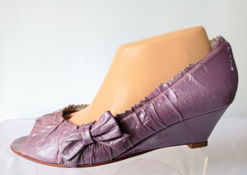 Shoeup Zapatos Cuero Color Violeta Nº40 O.mar2011