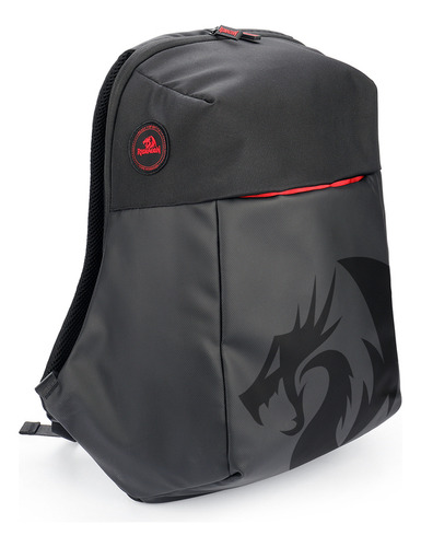Mochila Redragon Traveller Gb-93 para ordenadores portátiles de hasta 15,6 pulgadas, color negro y rojo
