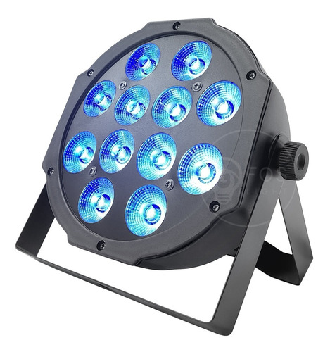 Kit 4 Canhão Refletor 12x12w Rgbw Quadriled Slim + Mesa Dmx