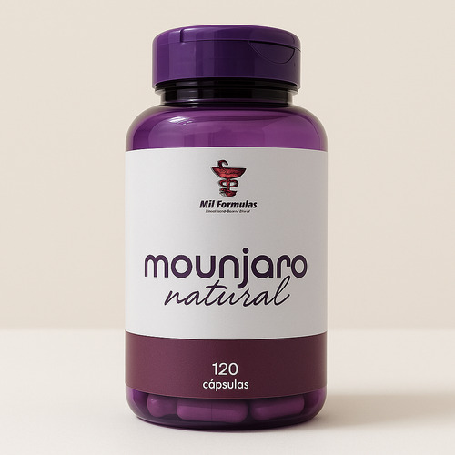 Mounjaro Natural 120 Cáps Potente Tratamento Inicial 30 Dias