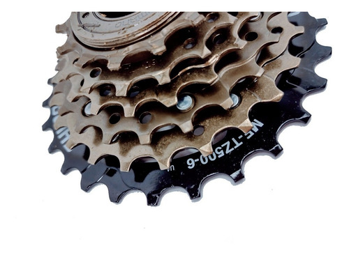 Piñon Shimano Atornillado 6v. (14-28d) Mf-tz500 Tourney