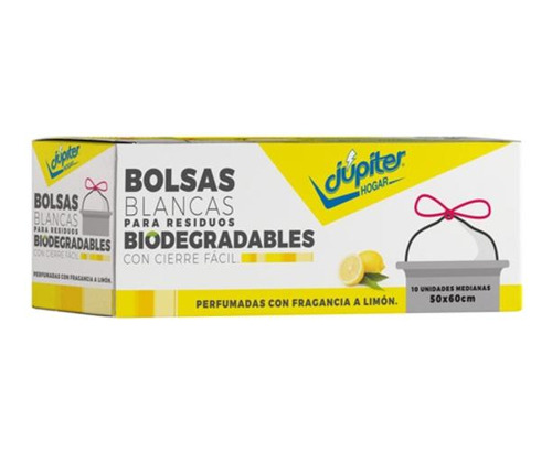 Bolsa Biodegradable Júpiter Limón 50x60 X10